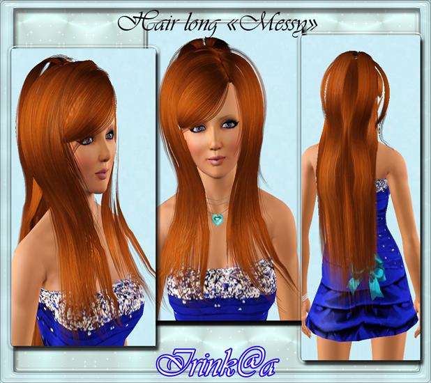 The Sims 3 Fryzury Damskie - Hair long Messy by Irink.png