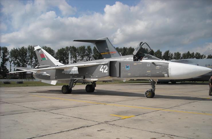 Su-24 - Belarusian_Su-24_Fencer_at_Radom_AS_2009.JPG