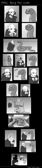 Snarry - Voldy___Aping_the_snake_by_Barguest.jpg